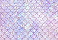 Mermaid Purple Backdrop for Birthday Baby Show Party