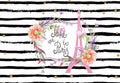 Paris Eiffel Tower Flower Photo Backdrop for Baby show