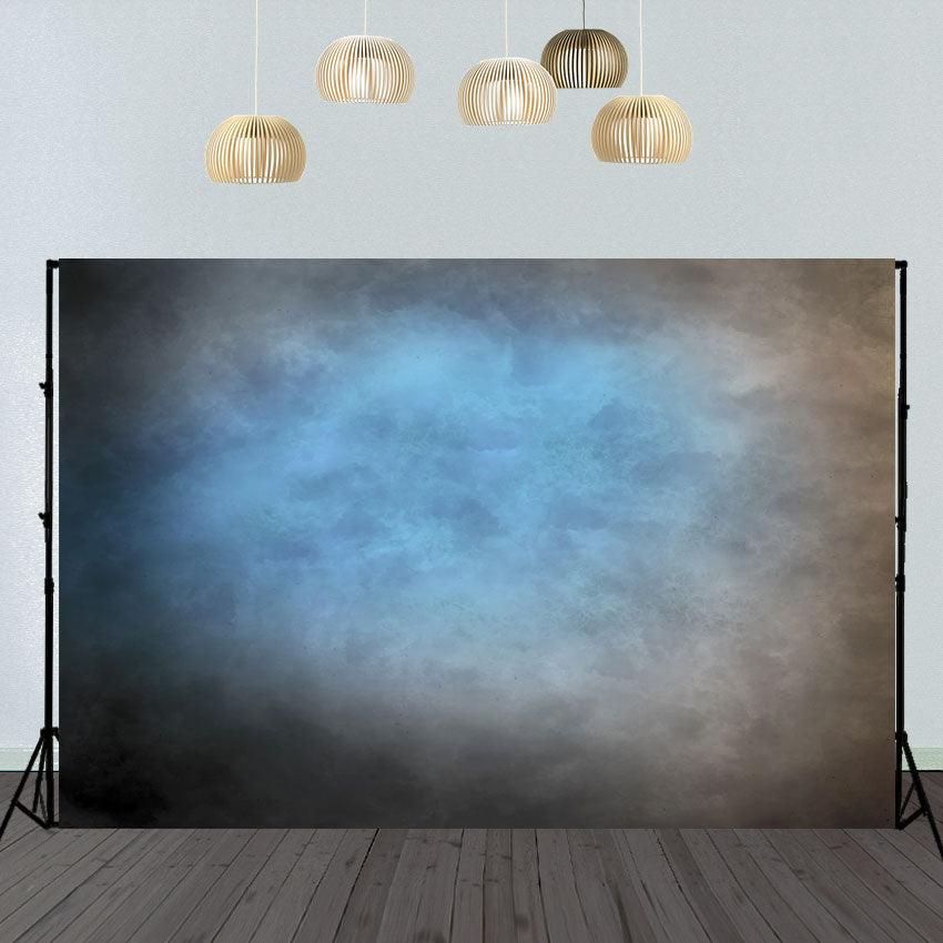 Abstract Blue Colorful Wall Photography Backdrops for Picture