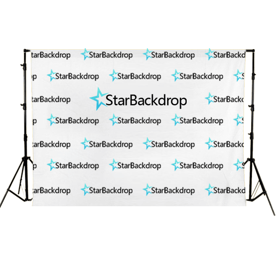 Step & Repeat Backdrop (Upload Your Custom Logo)