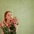Light Green Spring Photography Backdrop for Portrait Photo Studio K25470