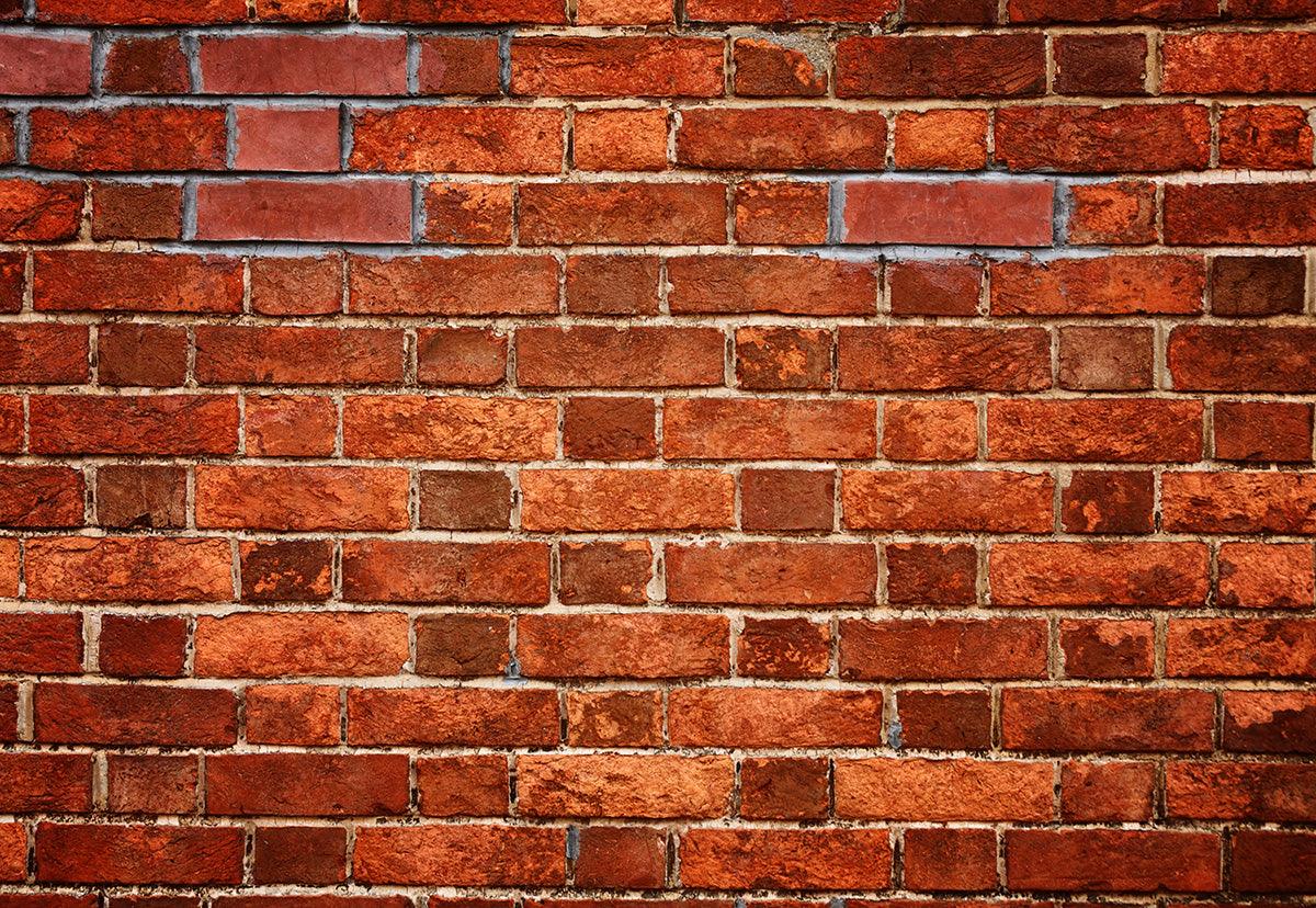 Deep Red Brick Wall Photography Backdrops