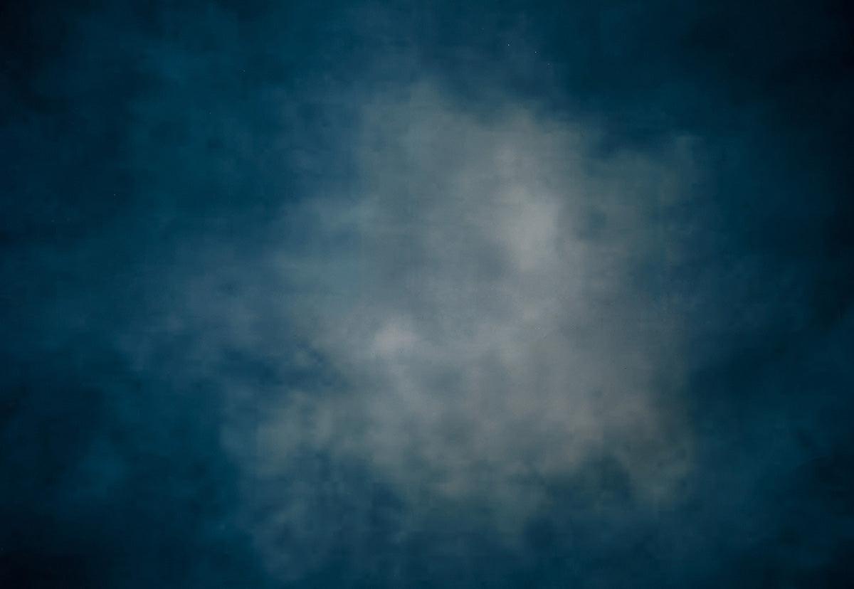 Abstract Deep Blue White Pattern Photography Backdrops KH13278