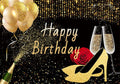 Champagne Rose Gold Backdrop for Birthday Party