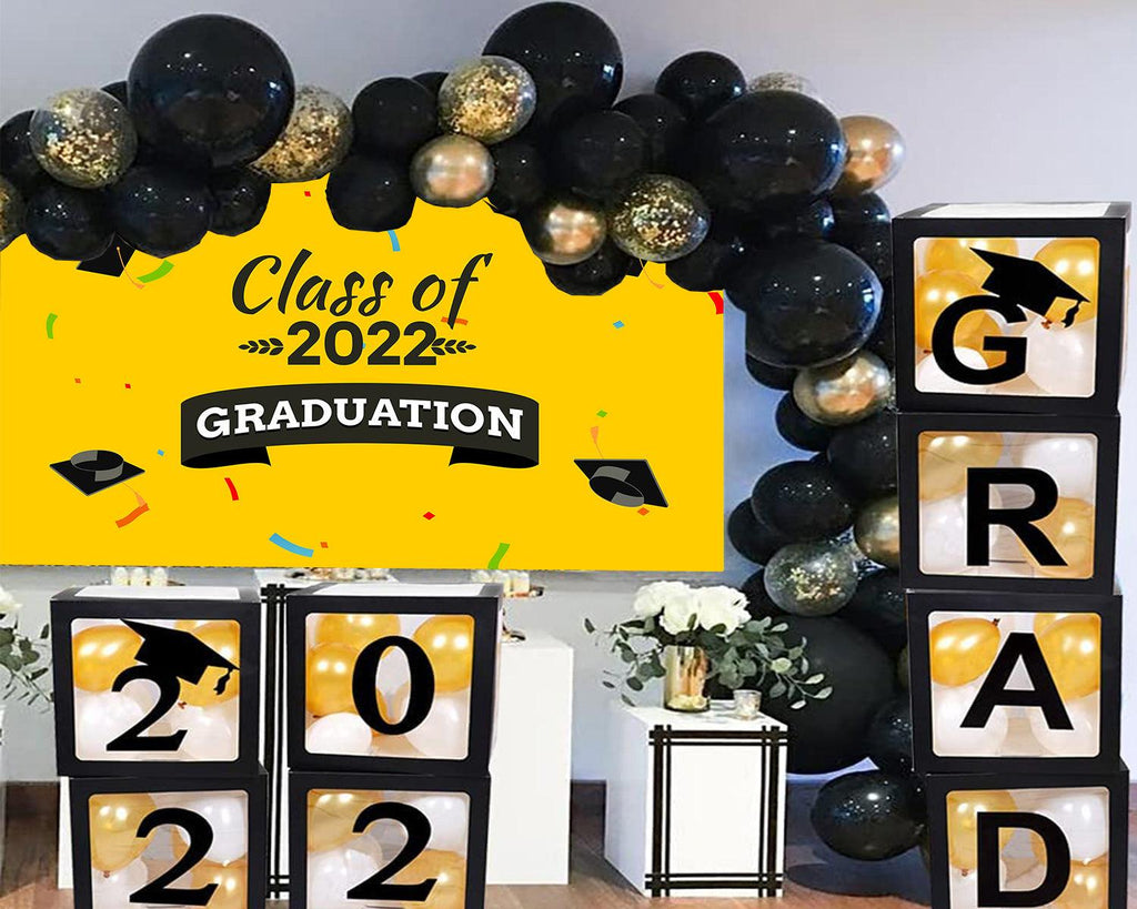 Yellow Graduation Party Backdrop Background Graduation Party Photography TKH1854