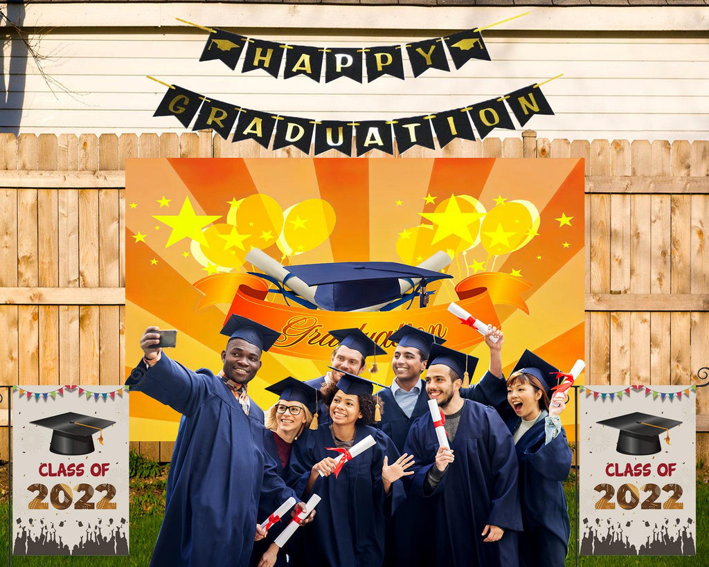 Stage Lighting Graduation Party Backdrop Background for Photography TKH1886