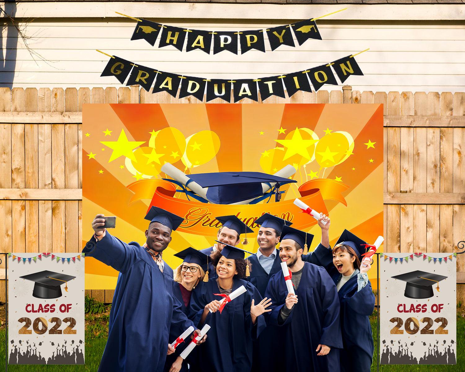 Stage Lighting Graduation Party Backdrop Background for Photography TKH1886
